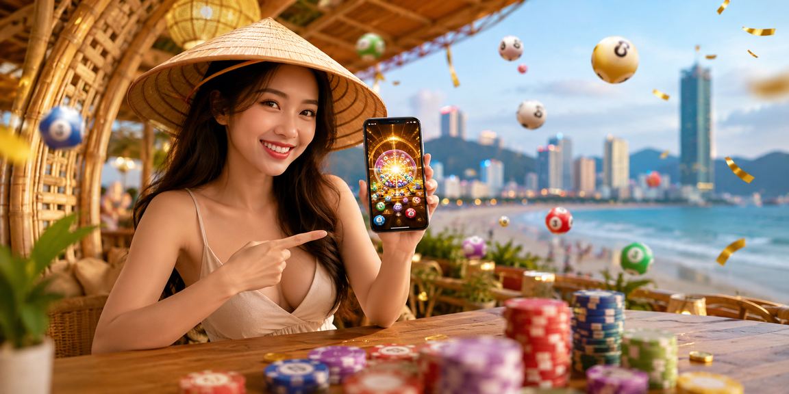 Khung cảnh Việt Nam gợi ý thói quen giải trí và xổ số trên di động